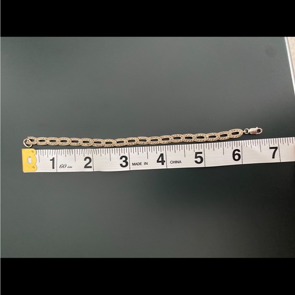 Judith Jack Silver Marcasite Oval Link Bracelet 6.5” - Picture 3 of 6